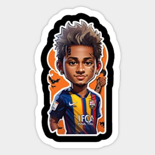 neymar brazil football Halloween Sticker